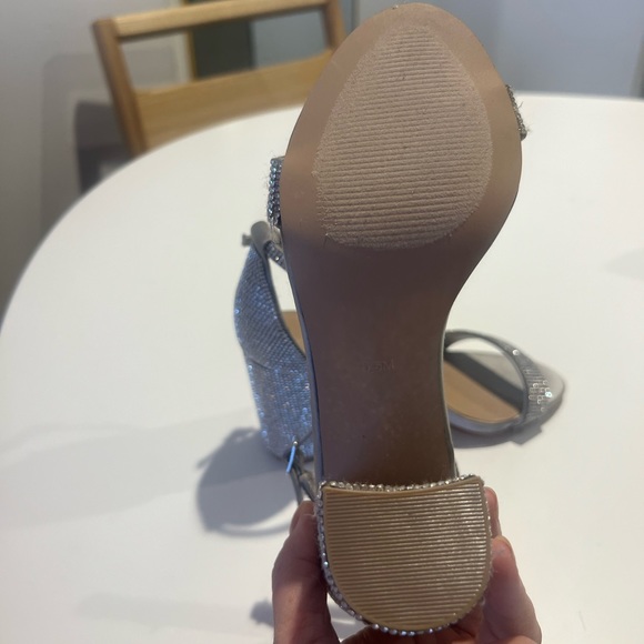 Steve Madden Sparkle Block Heels - Picture 4 of 4